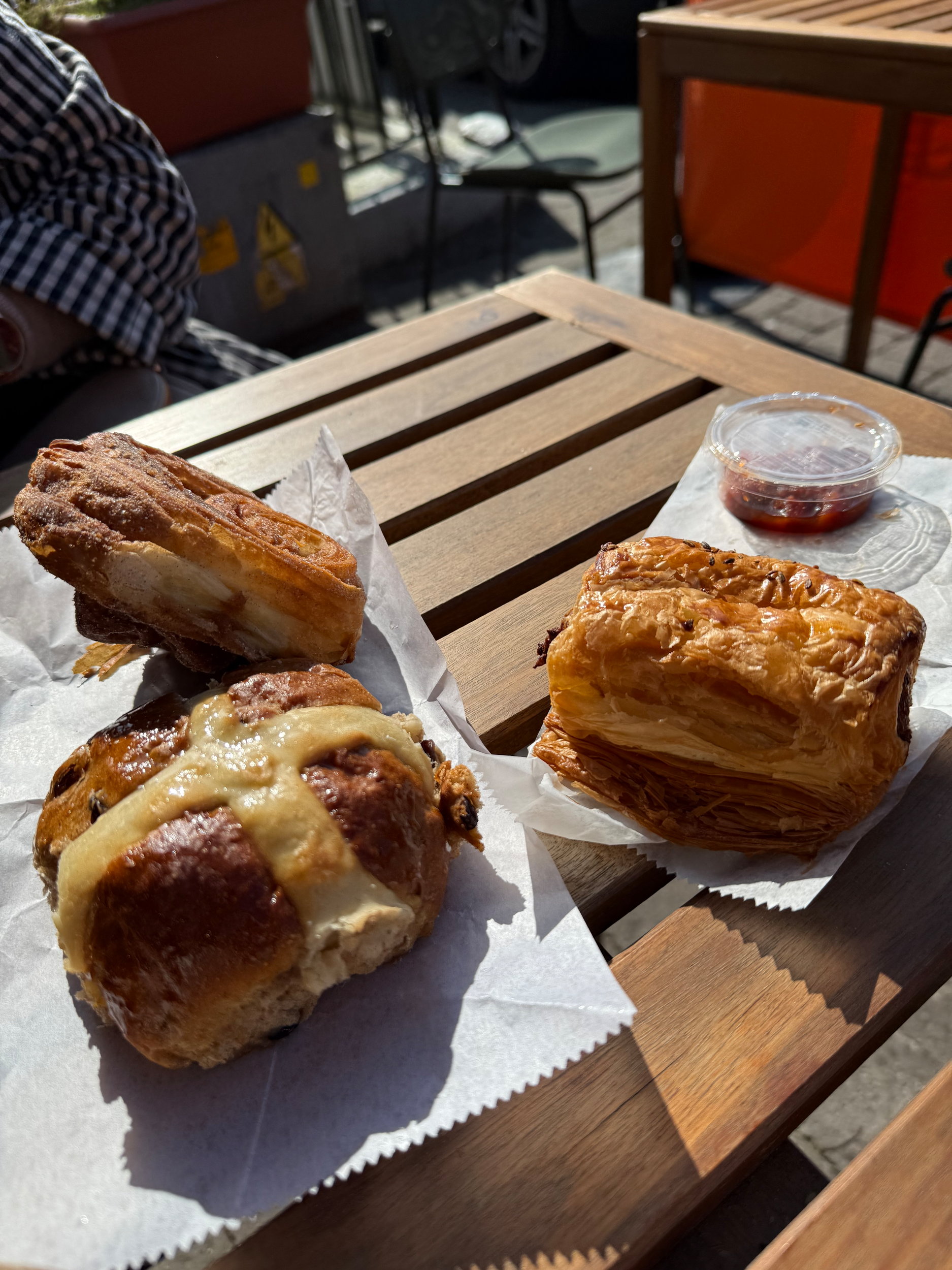 Pastries on a table at Wildflour Cork