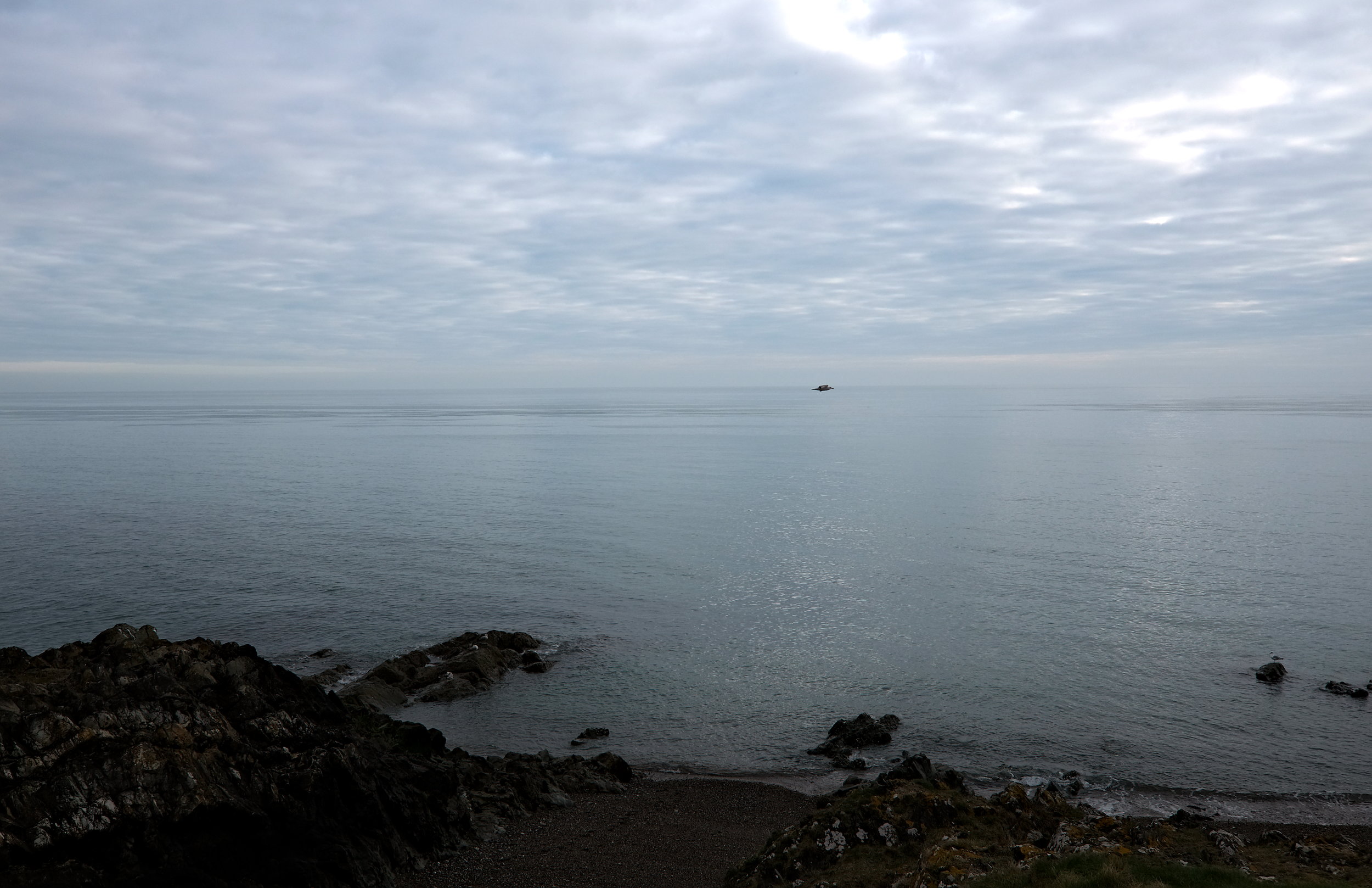View of the sea in Greystones