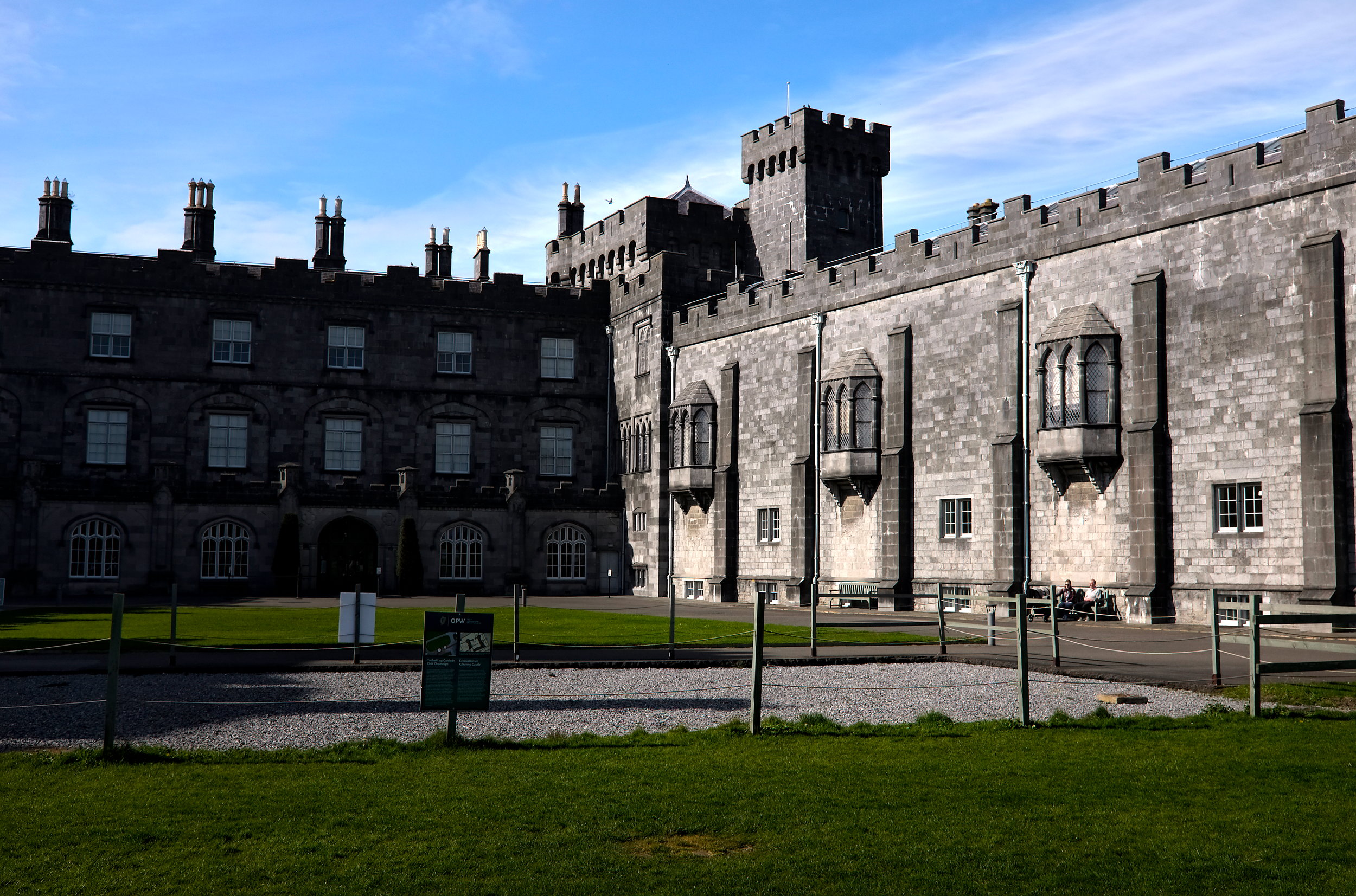 View of the outside of Kilkenny Castle