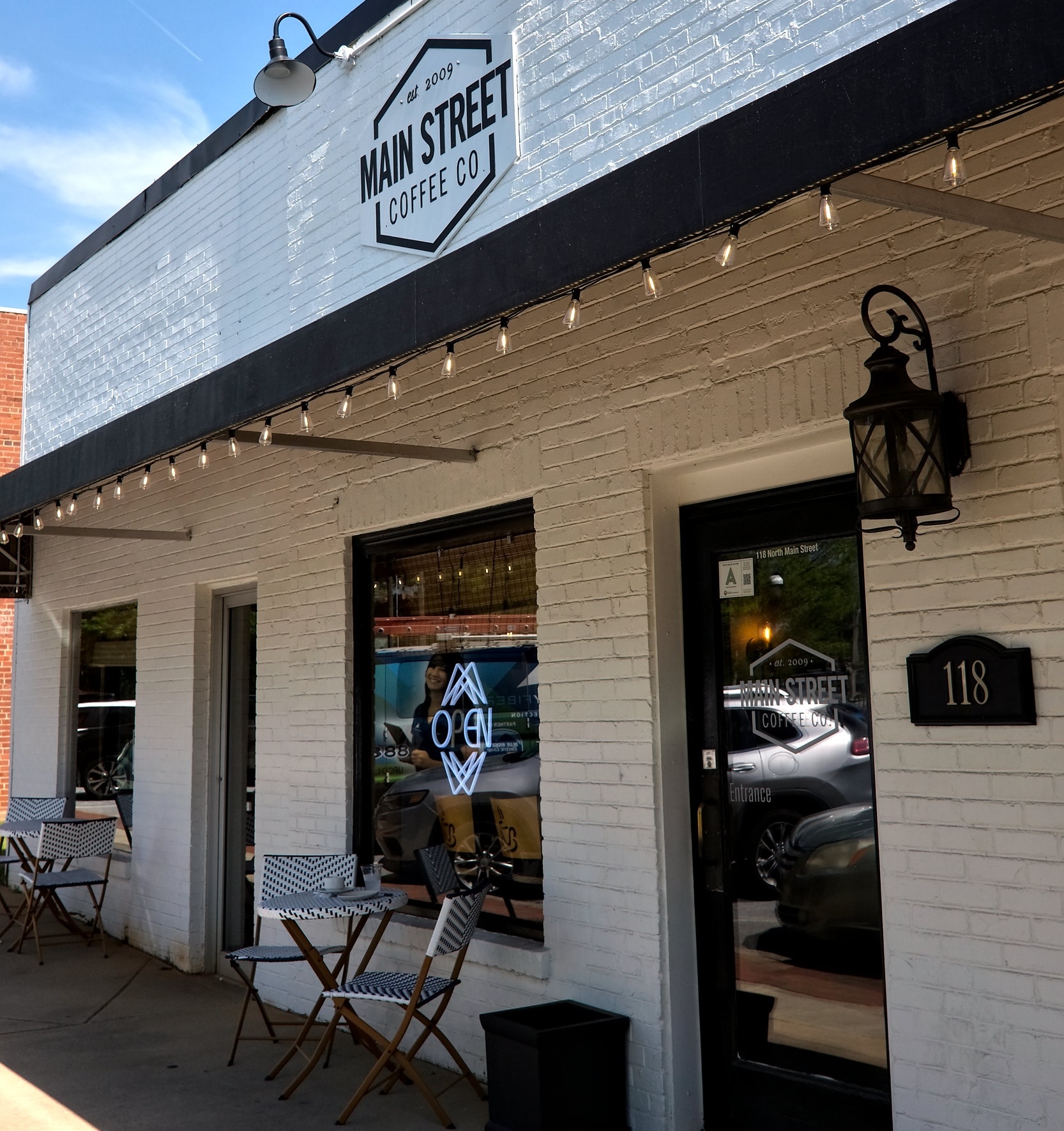 Exterior of Main Street Coffee Co. in McCormick