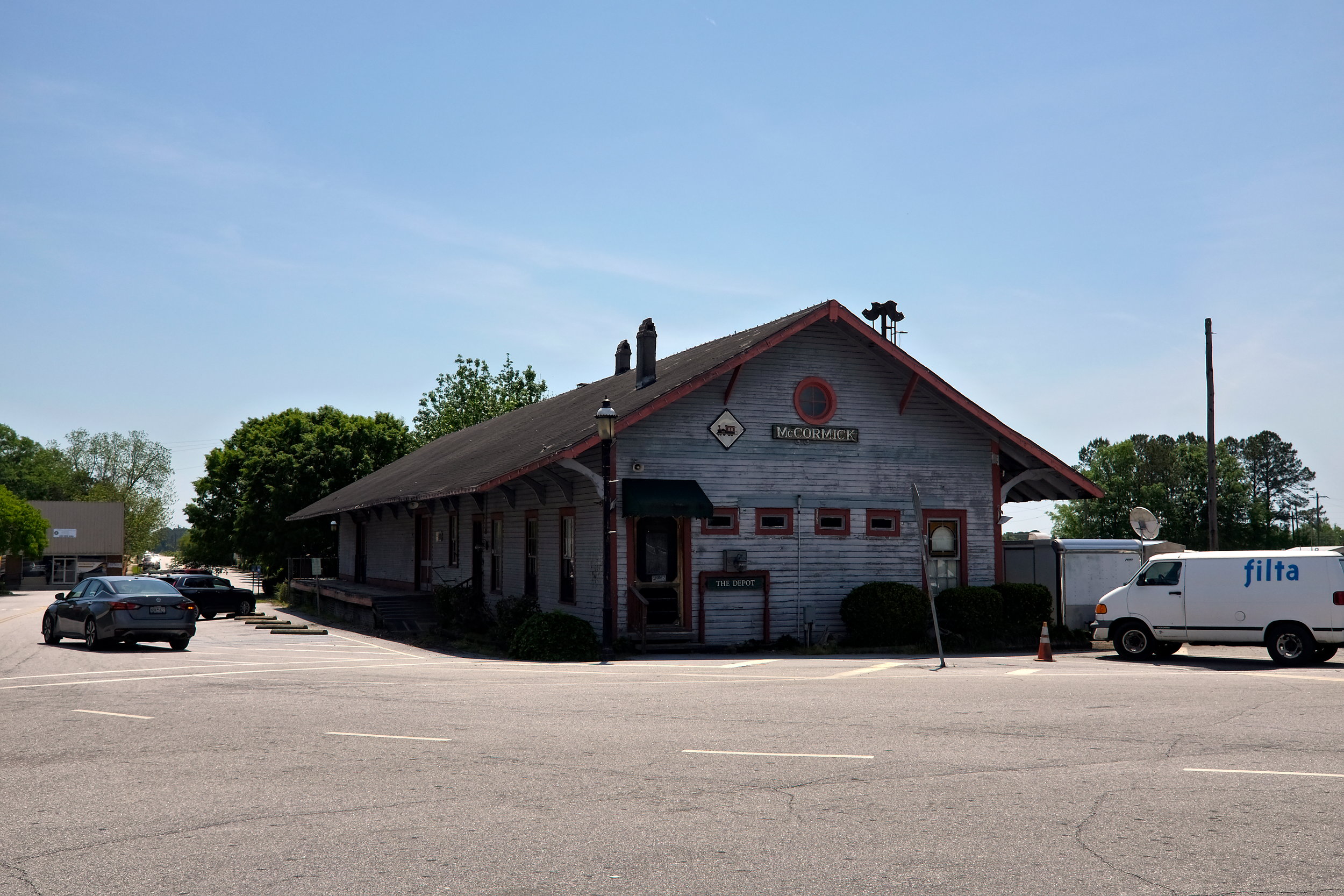 The train station in McCormick