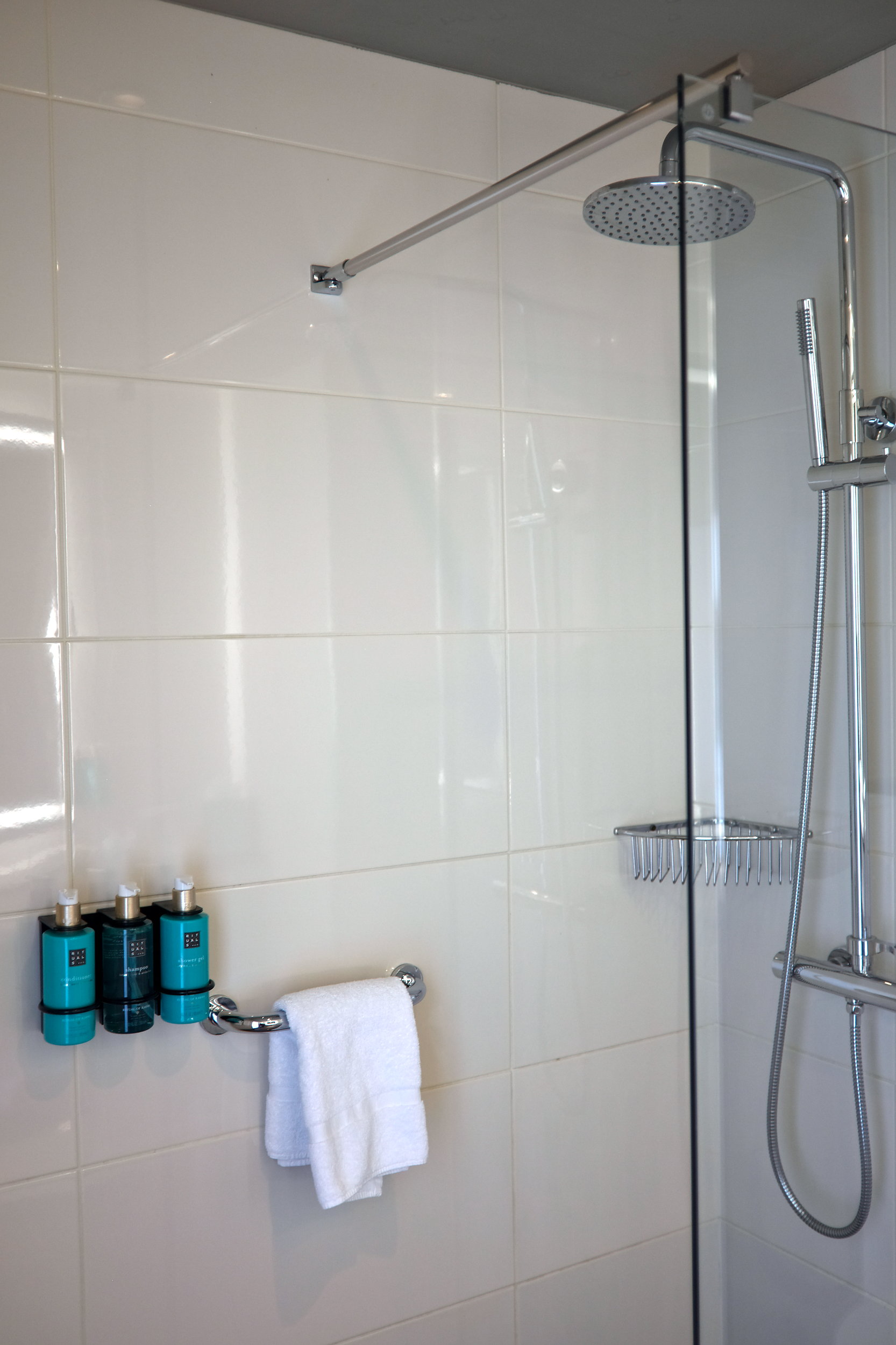 A shower with Rituals products at Dublin's Mespil Hotel