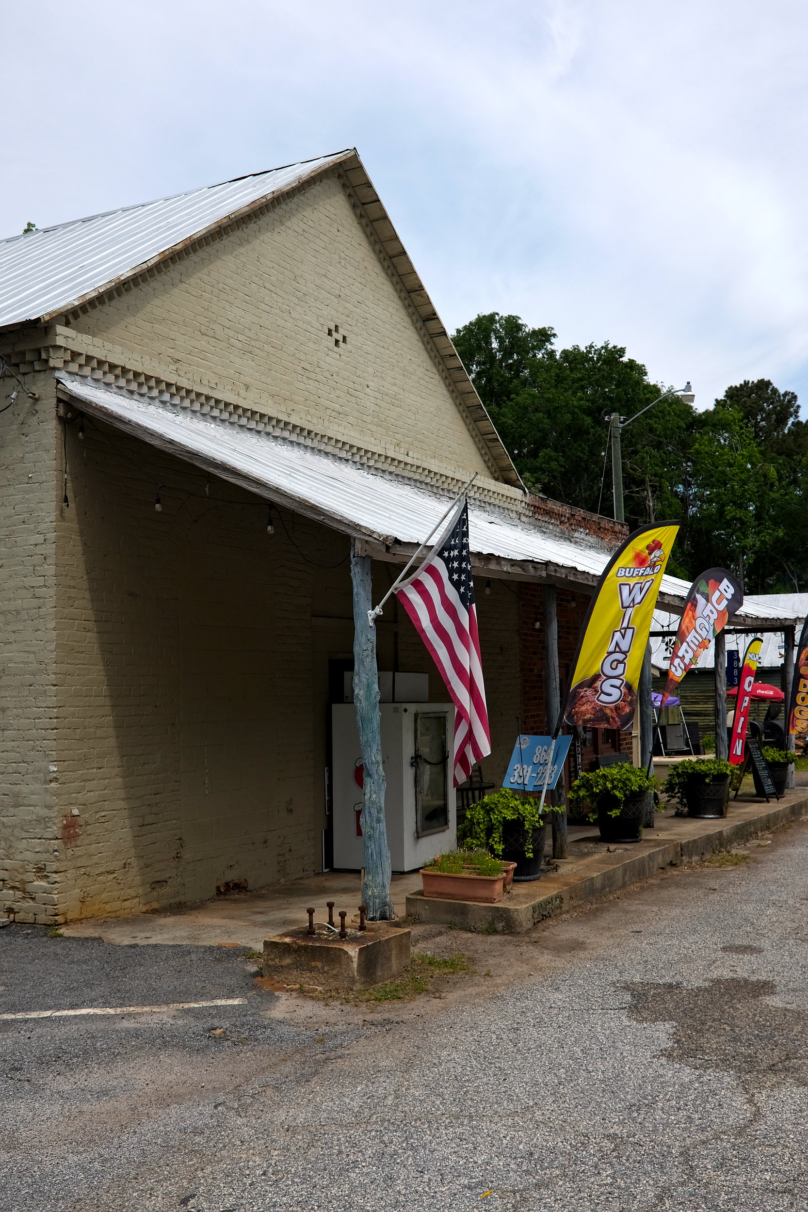 Exterior of Mount Carmel Cafe