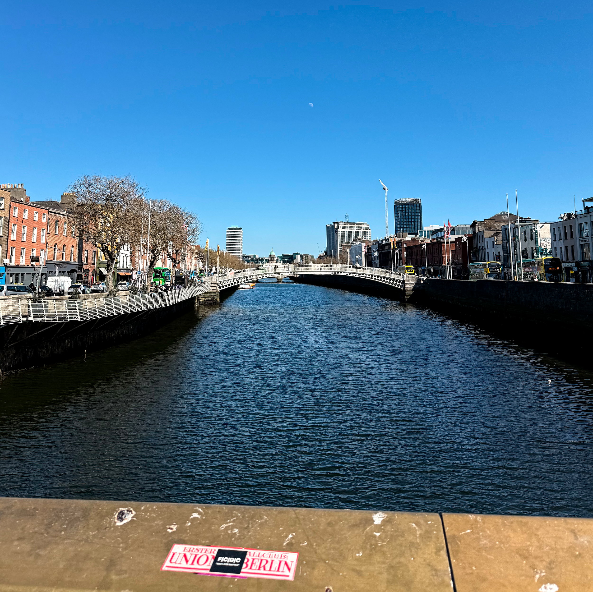 View of Dublin's River Liffey