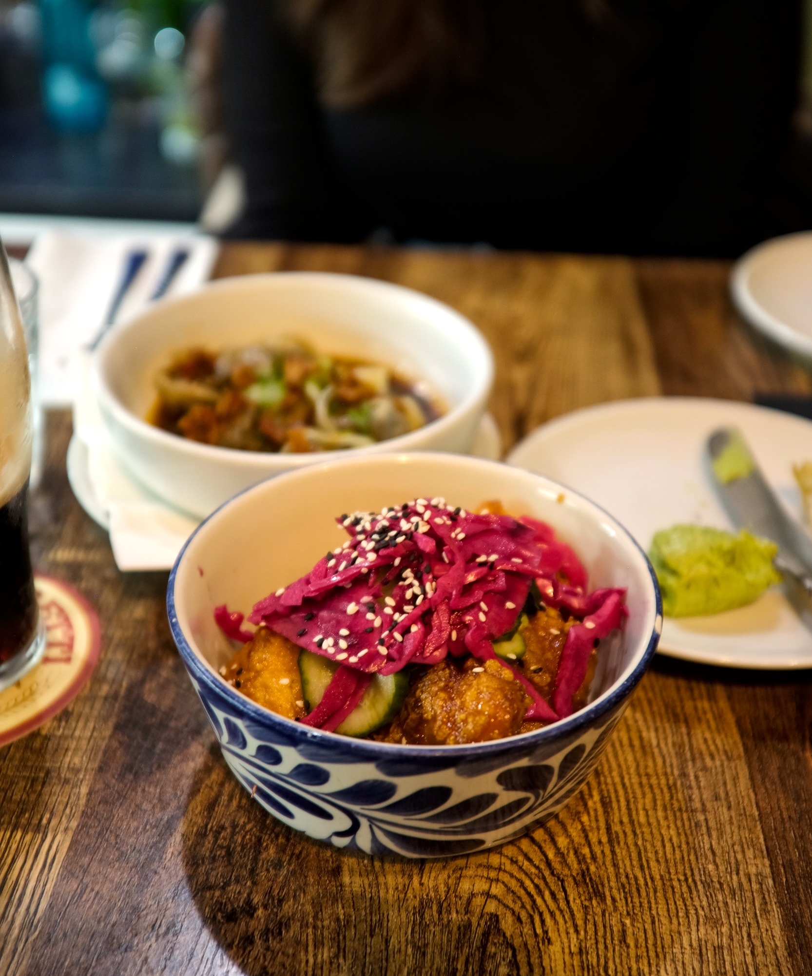 Bowls of small plates at Rúibín Bar & Restaurant