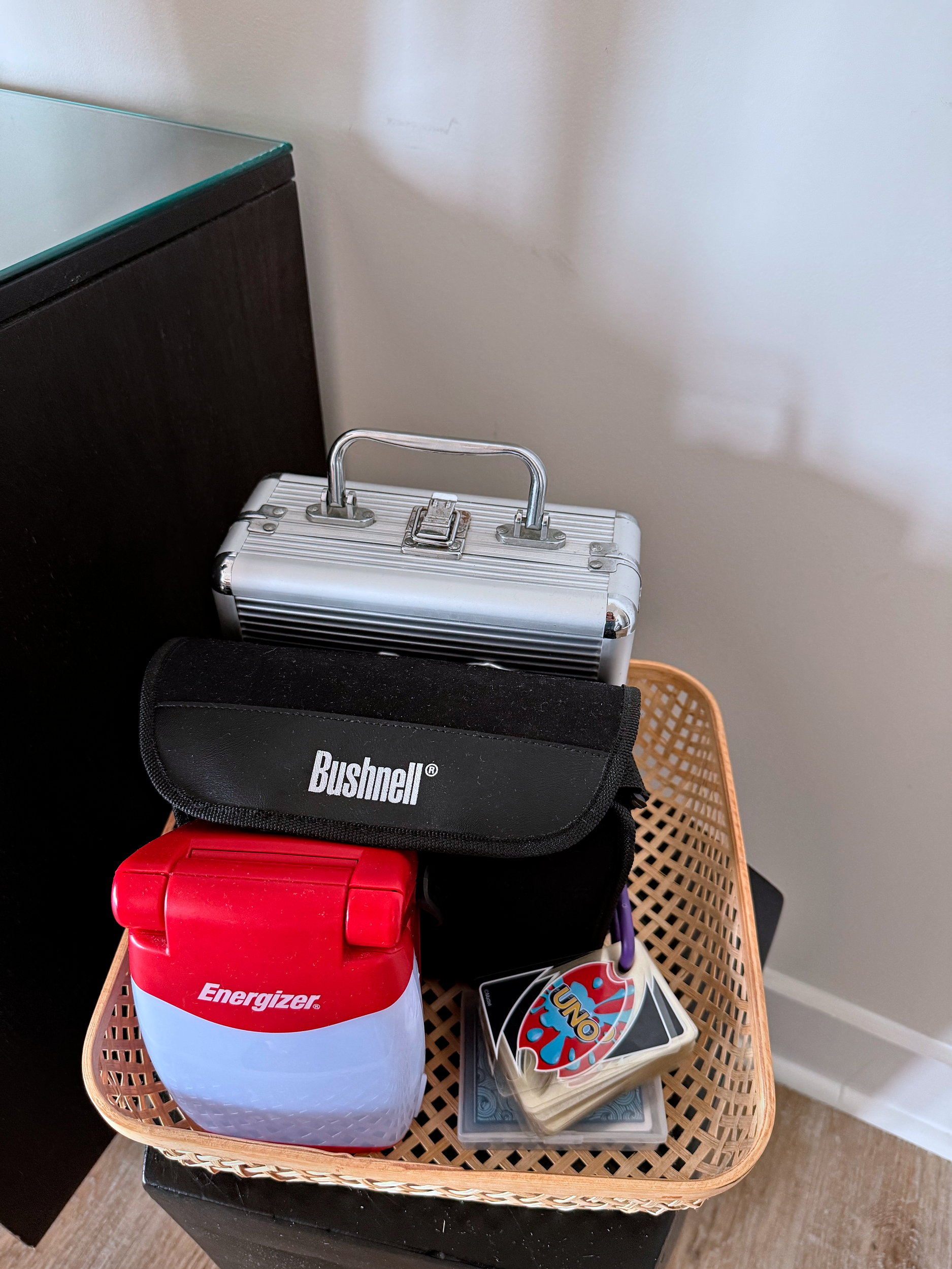 A light, Uno cards, binoculars, and more at The Lighthouse
